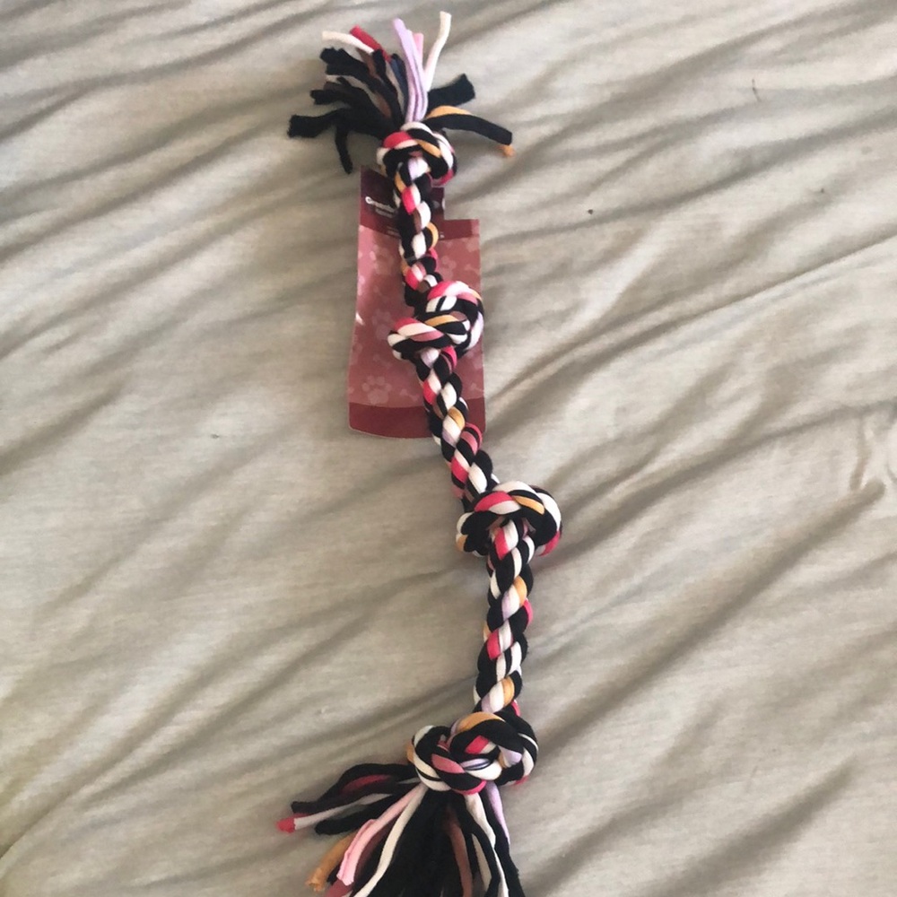 Multicolor Braided Dog Rope Toy - Picture 1 of 5